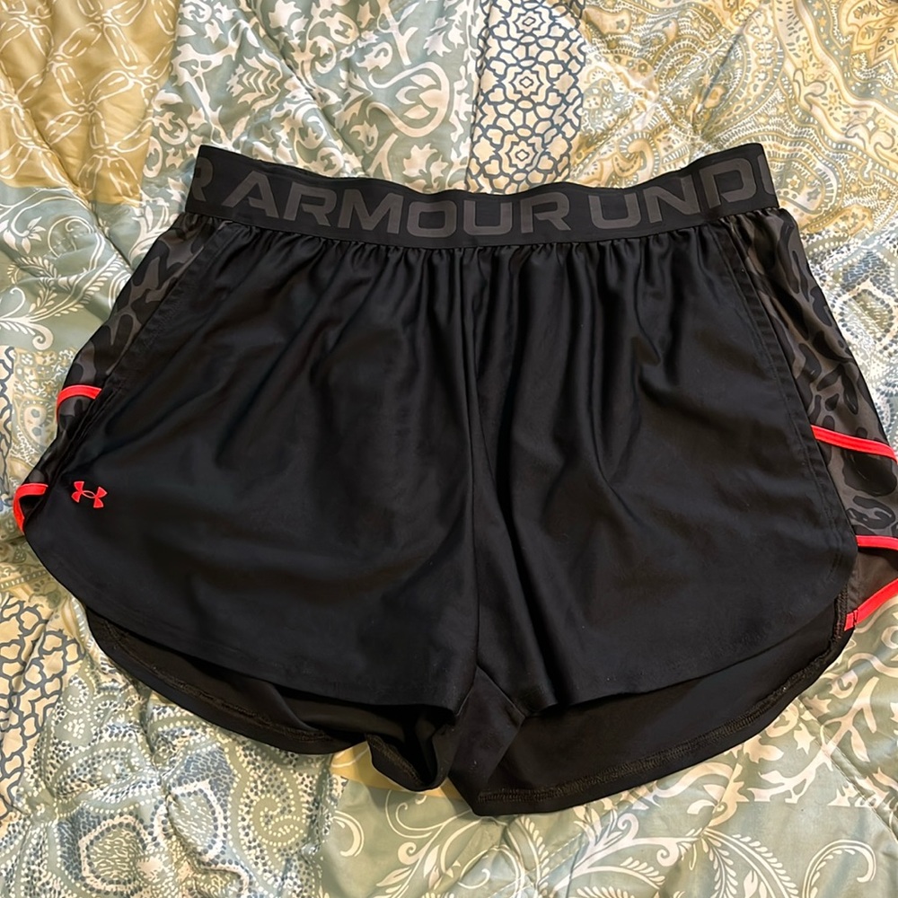 BLACK UNDER ARMOR SHORTS - 1X